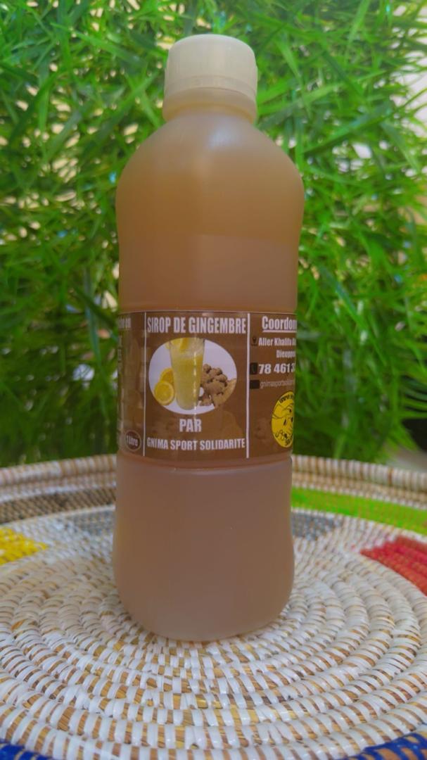 Sirop de gingembre rafraîchissant sénégalais 1L propriétés digestives